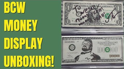 BCW Money Display Unboxing!