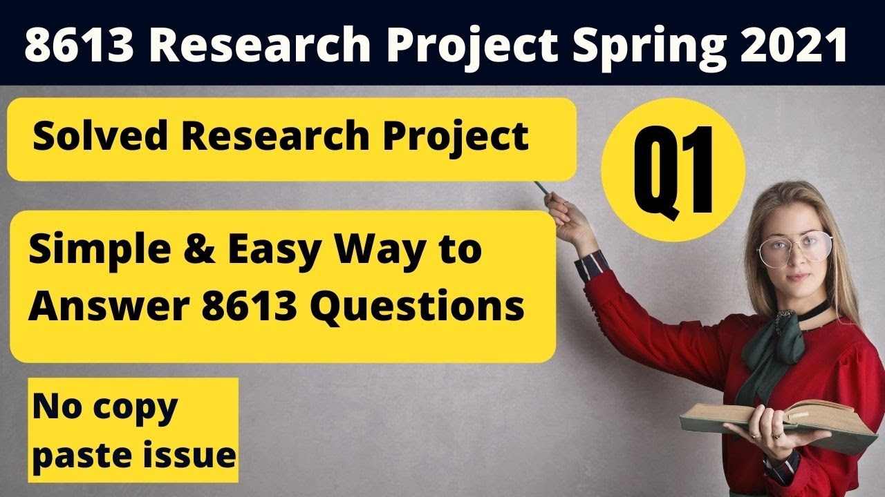 research project 8613 solved