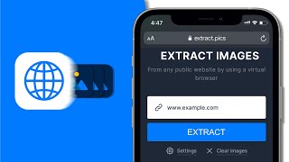 How To Extract Images From Website Online On iPhone iOS 15 screenshot 4