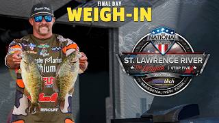 Final Day Weigh-In - NPFL Stop #5 at St. Lawrence River (NY)