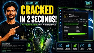 How Hackers Crack Passwords (Kali Linux Tutorial) | Ethical Hacking Course