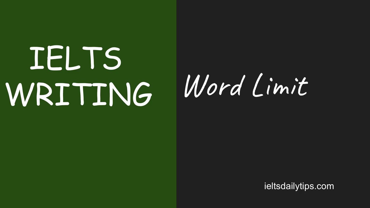 ielts essay writing word limit