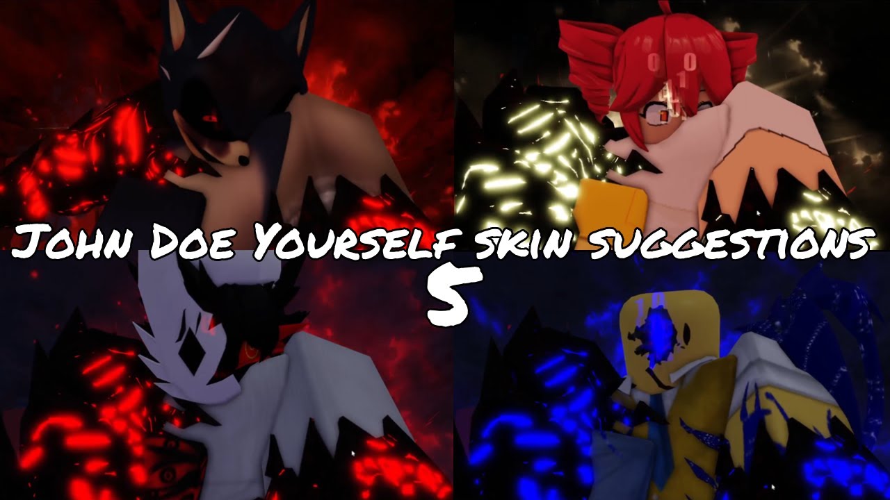 Roblox Forsaken Avatar suggestions with John Doe Yourself Skin 5 - YouTube
