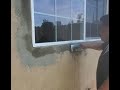 DIY.  How to replace a window on stucco wall