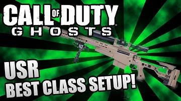 Call of Duty Ghosts: USR Best Class Setup - Best Attachments and Perks