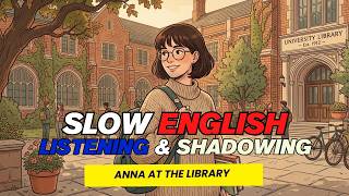 Easy English Story for Beginners Anna at the Library (A1 Level)