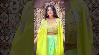 Helly Fashion Statement Saree Collection 🔥 | Bold Orange &amp; Lime Fusion Saree Looks for Party Wear ✨