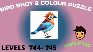 Bird sort 2 colour puzzle 🐦 level 744-745#birdshort #birdpuzzle #birdsortcolorpuzzle #puzzlegame