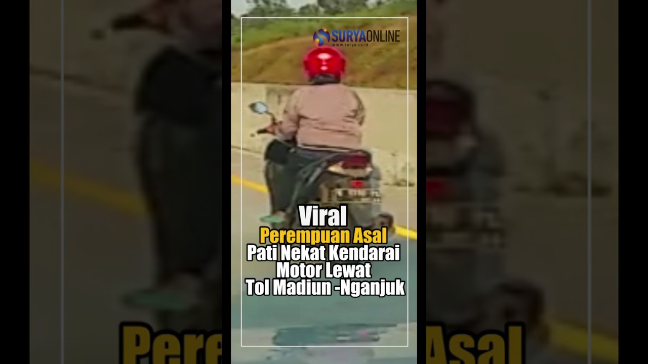 Video Emak Emak Ngebut Naik Honda Vario 125 Di Jalan Tol