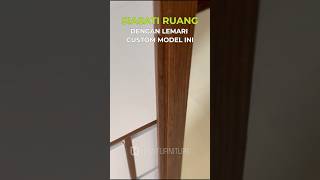 Lemari Custom Model ini Cocok buat Ruang Sempit #furniturecustom #furniturebali #lemaribaju