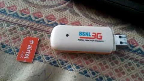 Unlock bsnl 3G data card