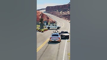 Realistic Highway Car Crashes #111