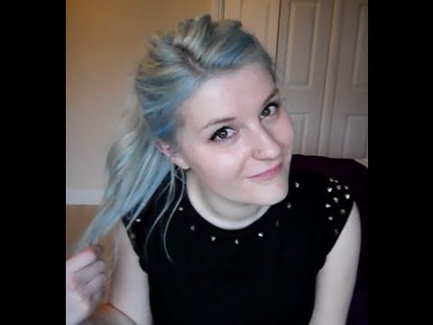 How to Dye Your Hair Baby / Pastel Blue - YouTube