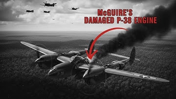 Outnumbered by Eight Zeros — His P-38 