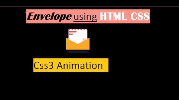 Envelope | HTML CSS | Creating Envelopes Projects For Beginners | LearningByU