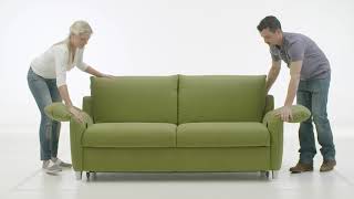 Sesido - How do I move my sofa bed on wheels?