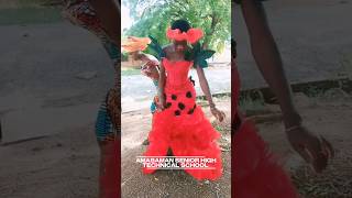 Flower Fashion at Amasaman Senior High School. #modelling #fashion #wassce2026