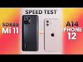 Xiaomi Mi 11 Vs iPhone 12 Speed Test 🔥 (SD 888 vs A14 Bionic)  🔥 Konsa Jitega??