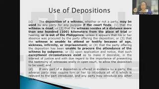 Civil Procedure - Depositions