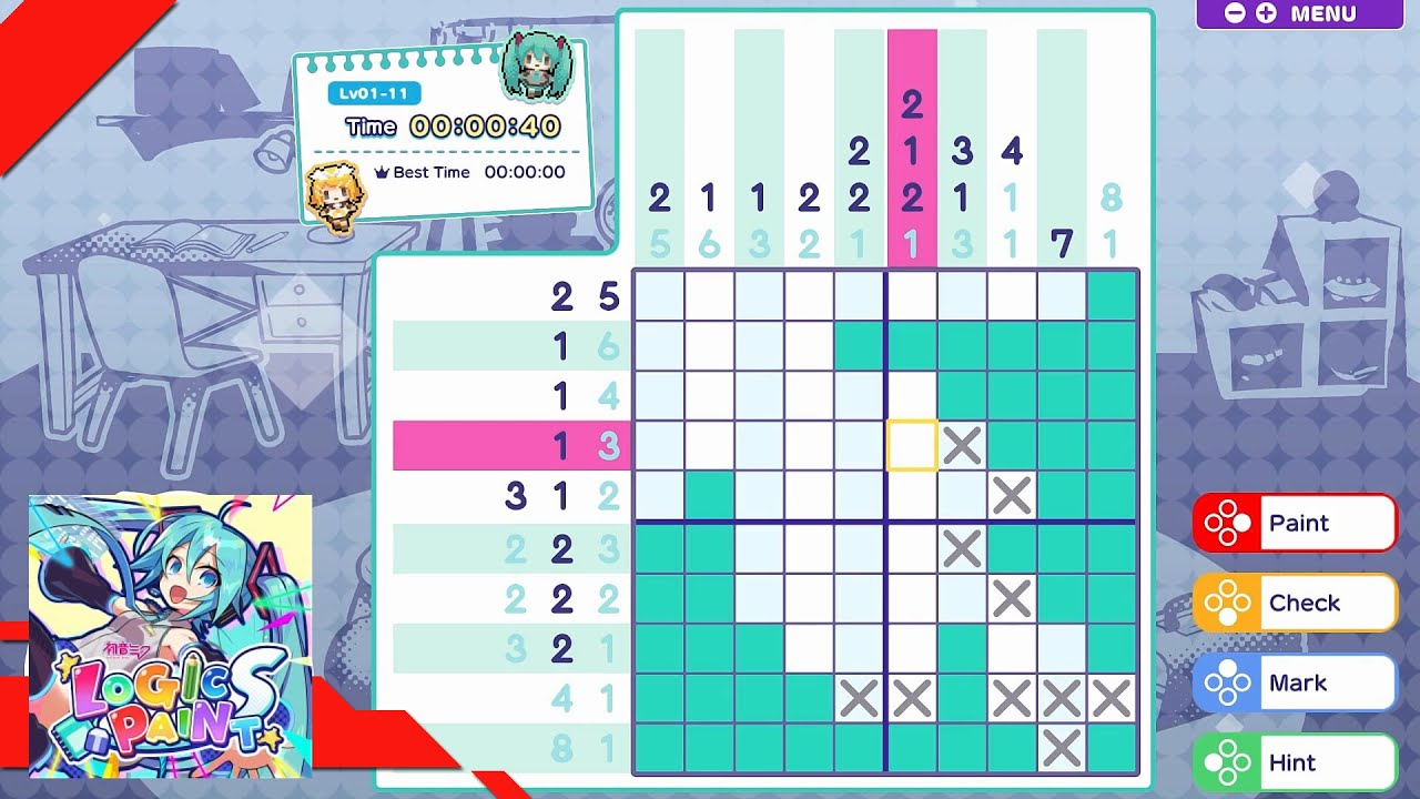 Hatsune Miku Logic Paint S - 40 Minute Play [Switch] - YouTube