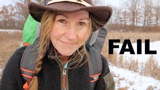 Epic Camping Fail ~ Owning your mistakes ~ Solo overnight