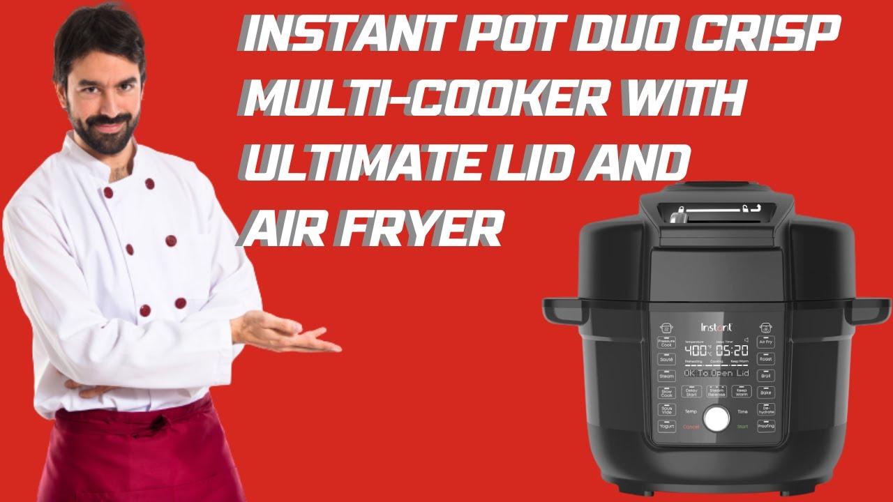 Instant Pot 6.5-Quart Duo Crisp Pressure Cooker Air Fryer with Ultimate Lid