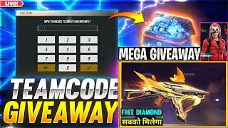 FREE FIRE LIVE || REEDEM CODE GIVEAWAY |FF LIVE GIVEAWAY || CUSTOM ROOM || FF GIVEAWAY#lokeshgamer