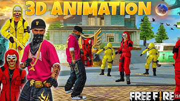 Free fire 3d animation ❤️ how yo edit FreeFire 3d animation in android prizma3d#freefire
