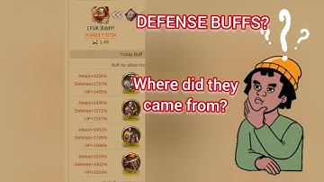 Where  Do Defense Buffs Come From? | Evony The King