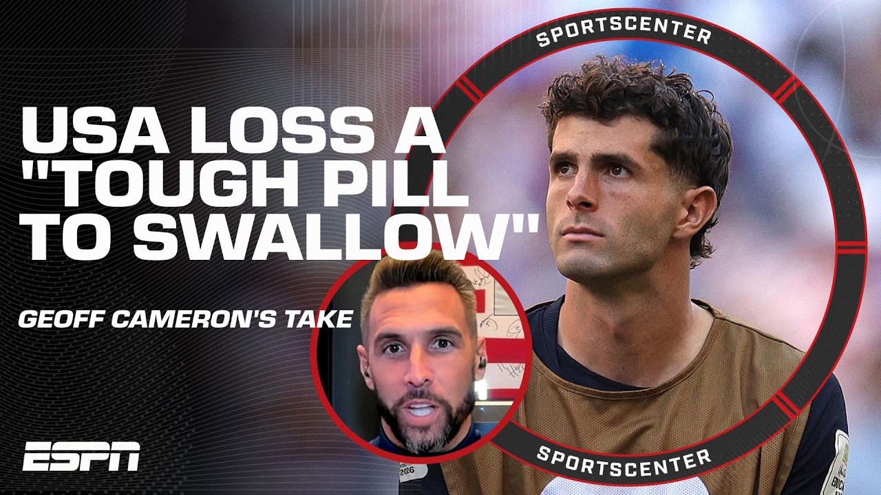 WHAT DIDN'T GO WRONG ⁉️ Geoff Cameron calls the USMNT loss a 'TOUGH PILL TO SWALLOW!' | SportsCenter