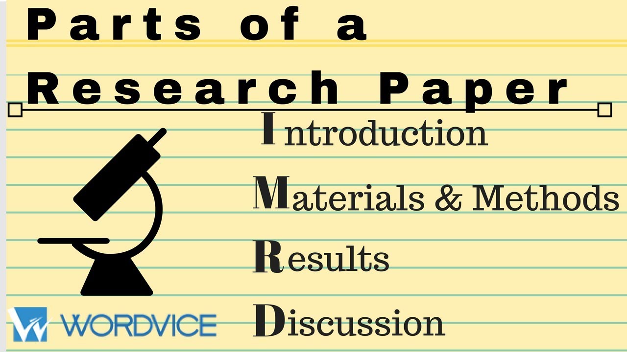 what are the parts of research paper and its content