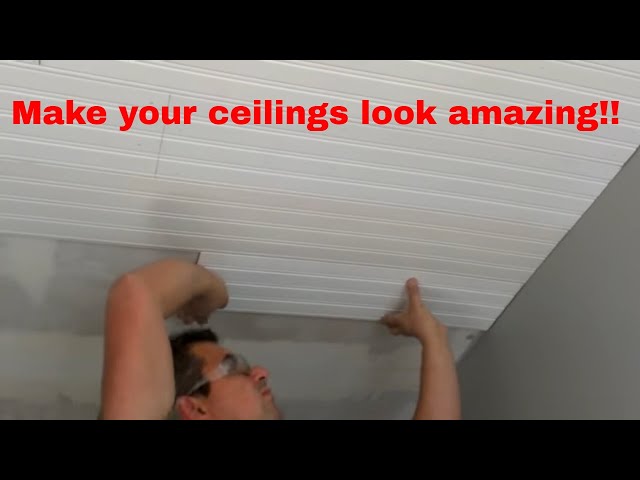 How to Install a Beadboard Ceiling - Pine and Prospect Home