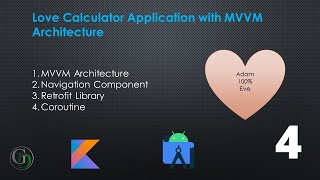 4 - Retrofit Setup | Love Calculator Application - MVVM Architecture screenshot 5