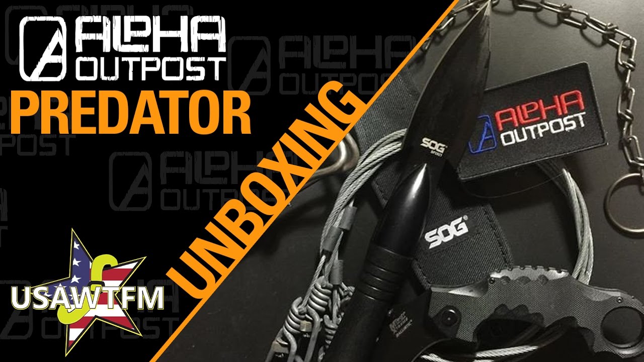 Alpha Outpost Predator Unboxing - YouTube