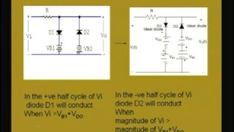 Module - 1 Lecture - 6 Clipping and Clamping Circuits