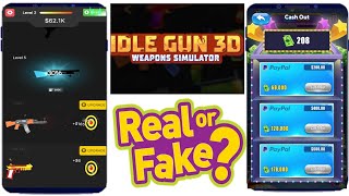 Idle Gun 3D App Withdrawal Proof - Idle Gun 3D Game Real Or Fake - Idle Gun 3D Game screenshot 3