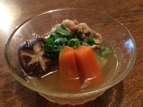 冬瓜を出汁で煮てトロトロにすり潰したものをあげました。. 