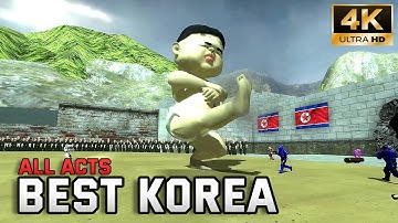 CS:GO Zombie Escape - ze_best_korea_v1 - All Acts on GFL [4K UHD]