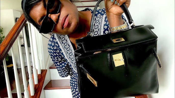 Vintage Hermes Kelly 32 Retourne  Review and Wear and Tear 