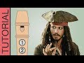 Pirates of the caribbean theme song  recorder flute tutorial