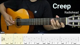 Creep – Radiohead  Fingerstyle Guitar Tutorial + TAB & Lyrics