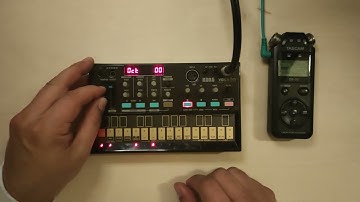 Rainy Day - Volca FM Improvisation with Soundscape from the Woods (Description)