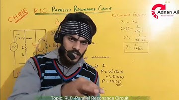 RLC parallel resonance circuit | class 12 | chapter 16