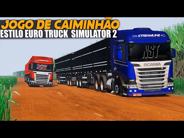 LANÇAMENTO Novo Jogo De Caminhão Realista Estilo Euro Truck 2 Para