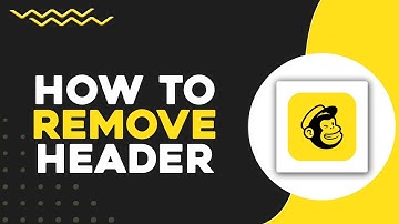 How To Remove Header in Mailchimp (Quick & Easy)