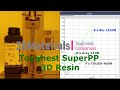 SuperPP, the Toughest 3D Resin with 1.3 sec (Mono 50um) SuperFast printing : Compression Test
