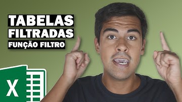Criando TABELAS FILTRADAS com a FUNÇÃO FILTRO