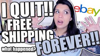 I QUIT FREE SHIPPING! How Charging Shipping Made Me MORE MONEY on eBay!