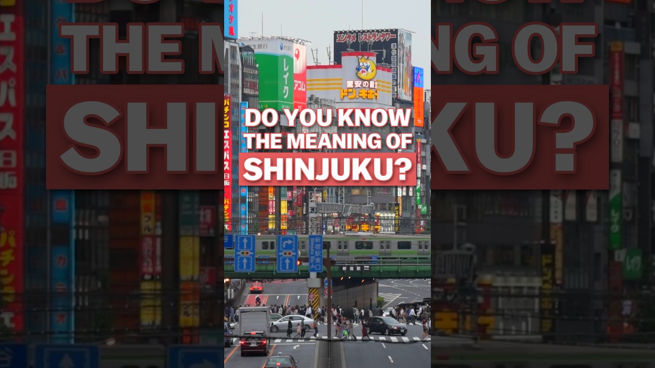 What Does "Shinjuku" Actually Mean?