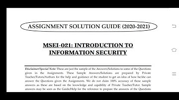 MSEI 021 Ignou Solved Assignment 2020-21